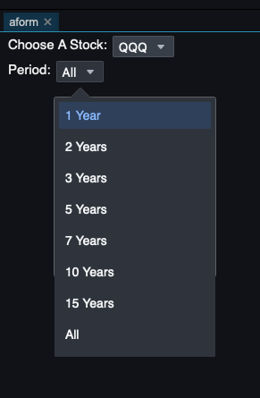 DefconQ Trading Hub Dashboard - Pulse Dashboard Period Dropdown