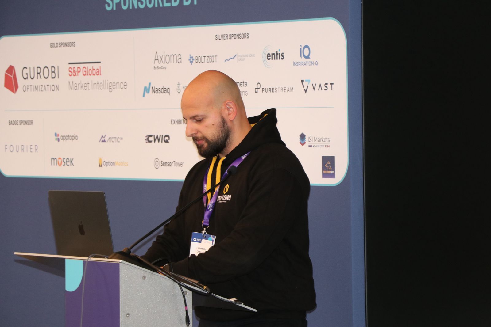 Alexander Unterrainer from DefconQ KDB/Q Masterclass