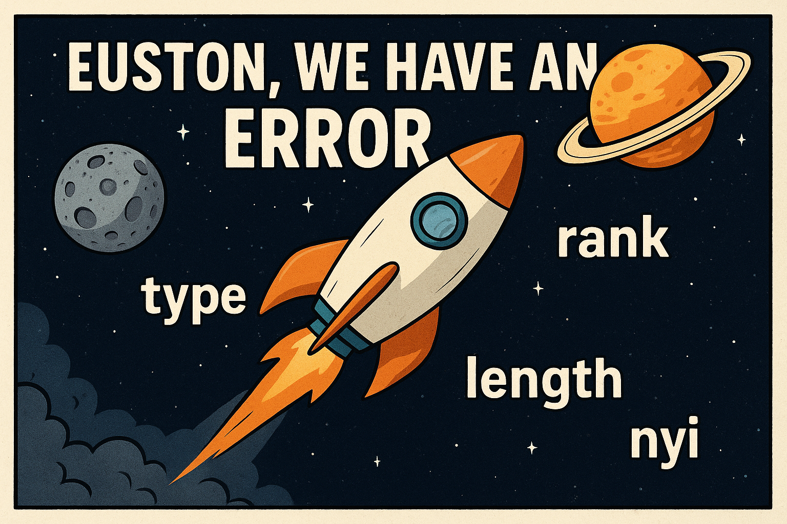 Euston, We Have an Error