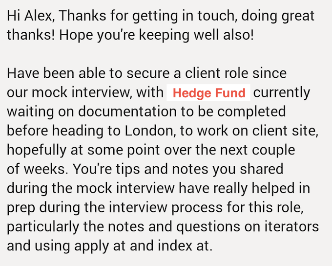 Testimonial for Alexander Unterrainer of DefconQ